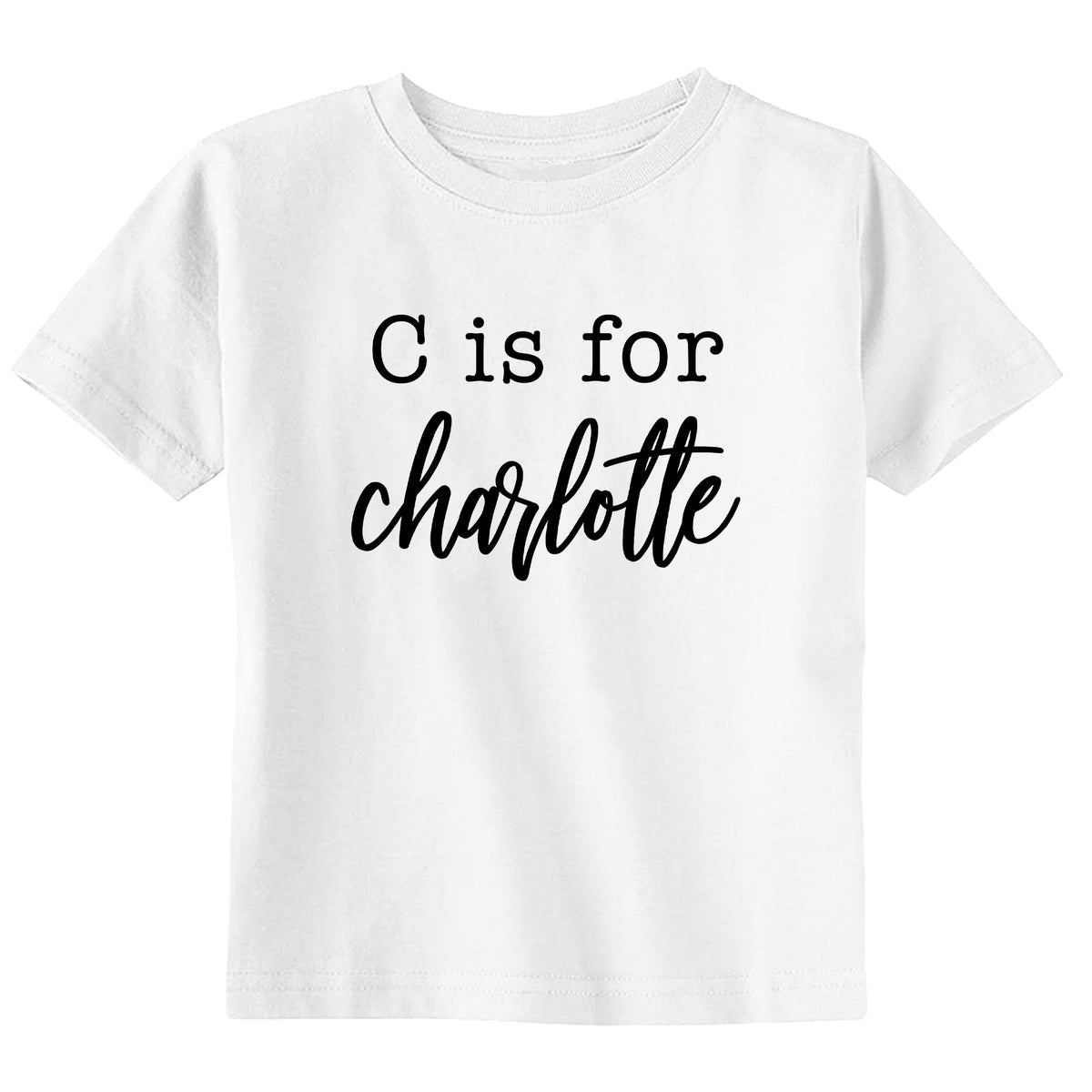 Letter is for Cursive Name T-Shirt