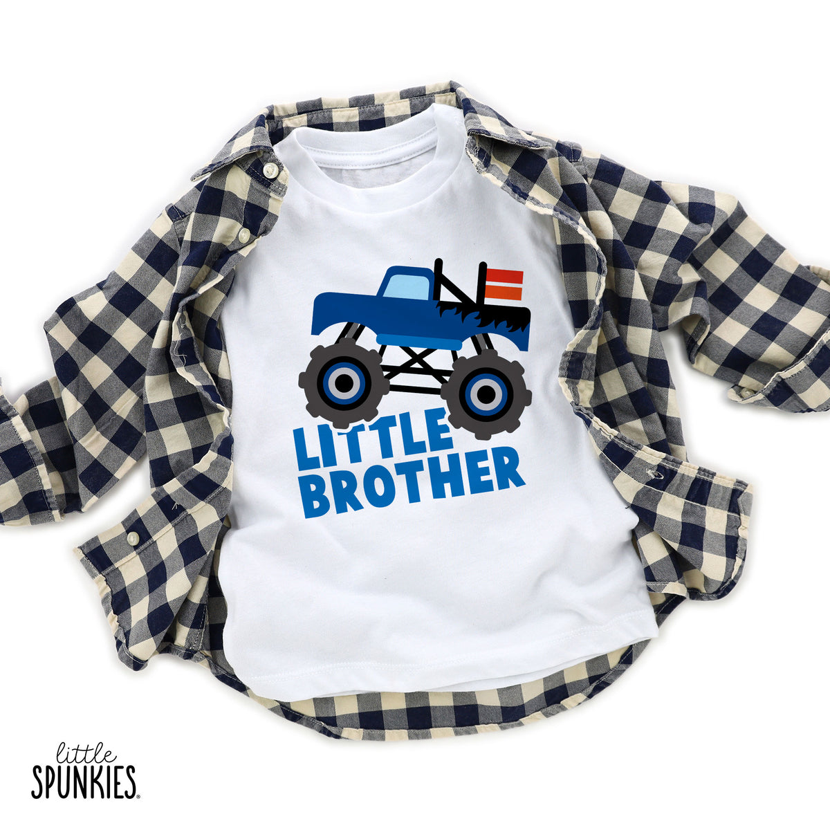 Little Brother Monster Truck T-Shirt