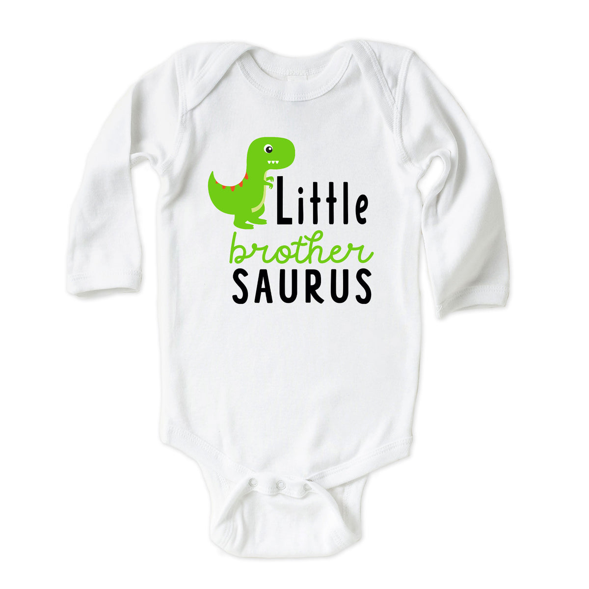 Little Brother Saurus (Green Dino) Onesies® Brand