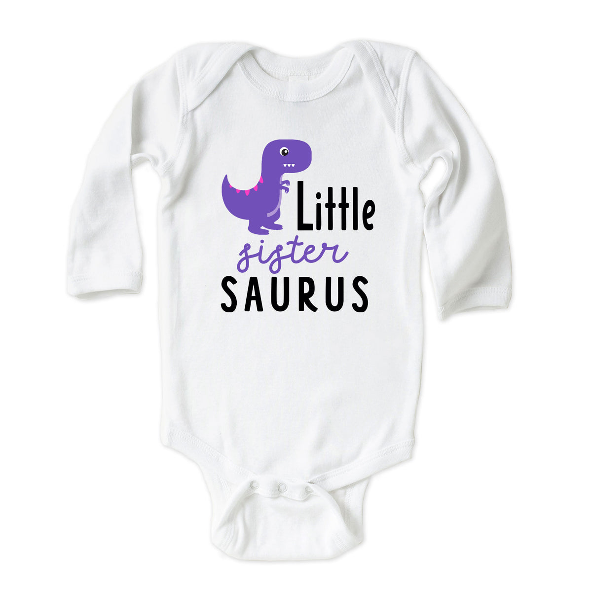 Little Sister Saurus Onesies® Brand