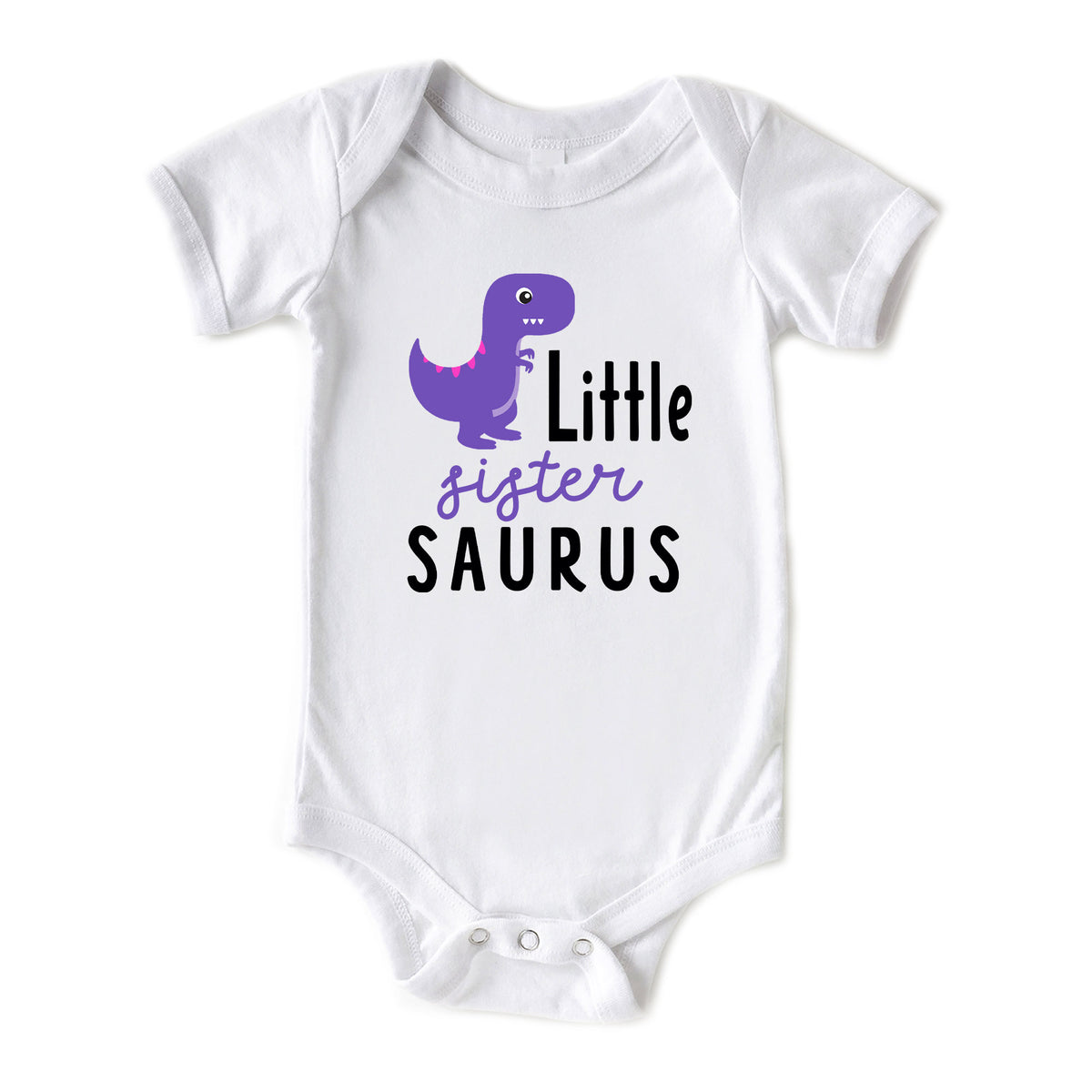 Little Sister Saurus Onesies® Brand