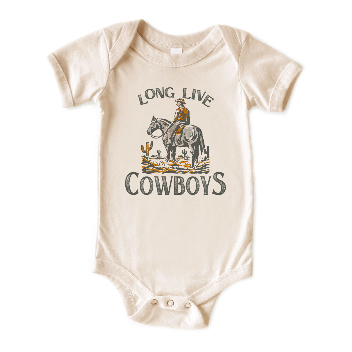 Long Live Cowboys Natural Onesies® Brand