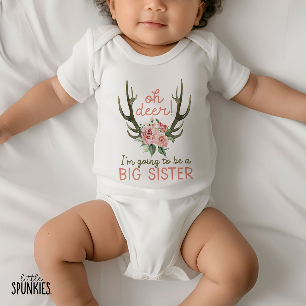 Oh Deer I'm Going to be a Big Sister Onesies® Brand