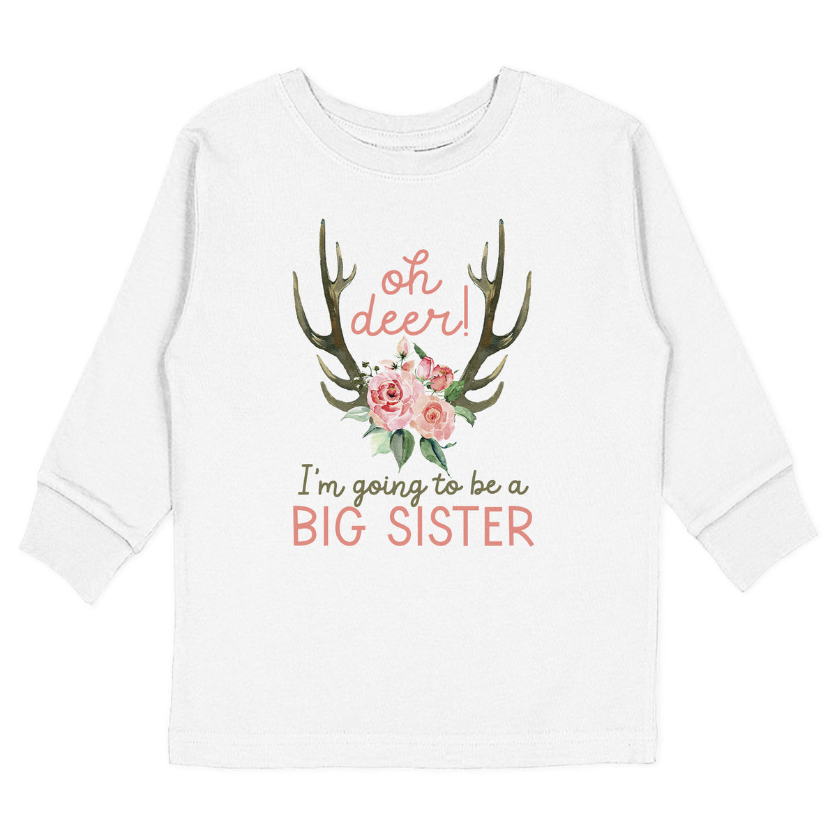 Oh Deer I'm Going to be a Big Sister T-Shirt