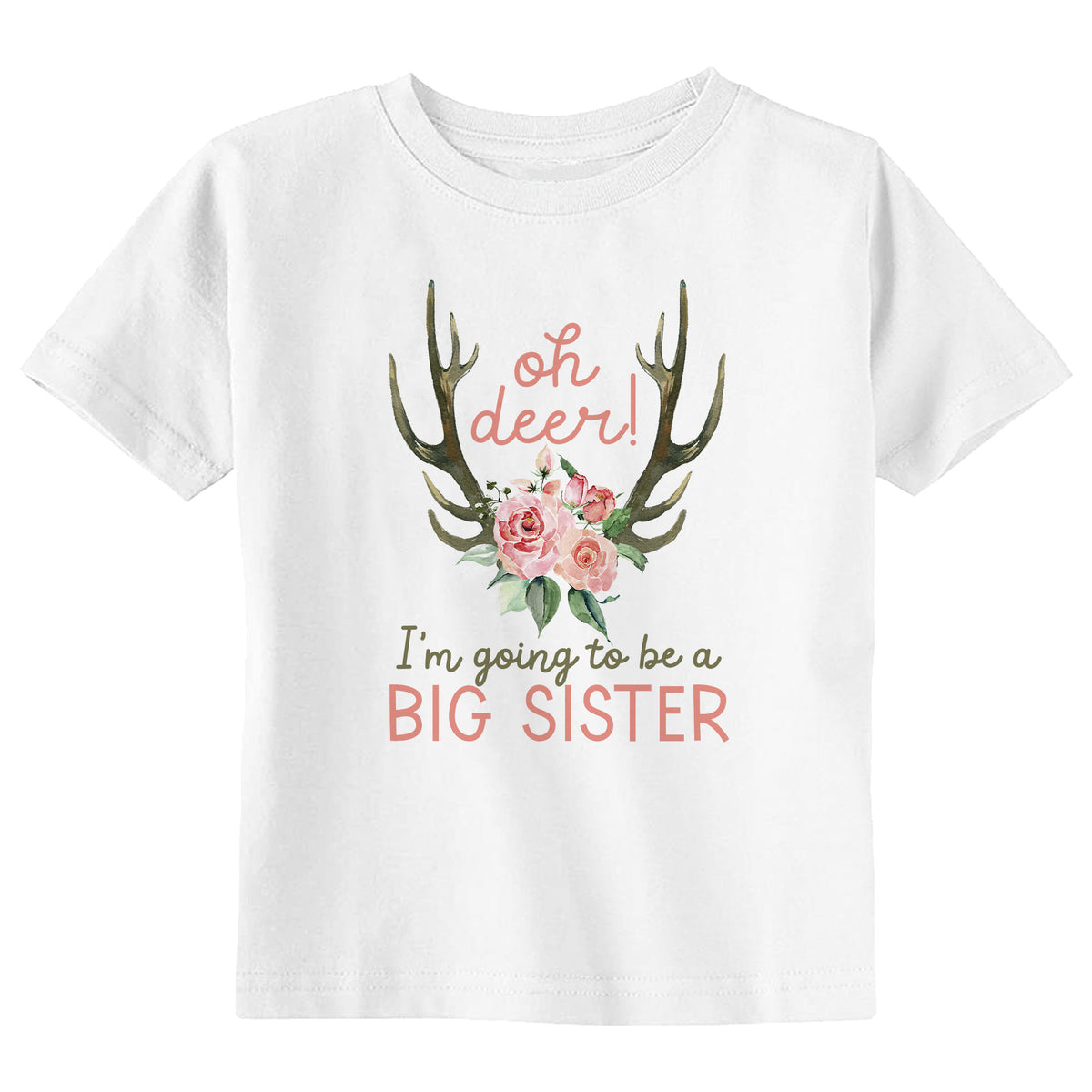 Oh Deer I'm Going to be a Big Sister T-Shirt