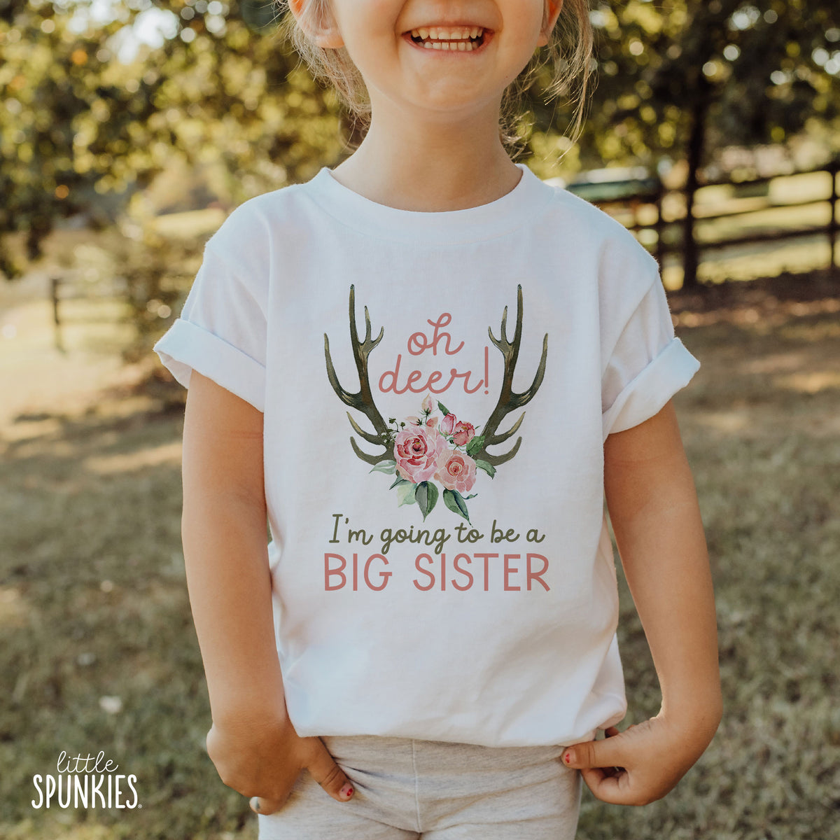 Oh Deer I'm Going to be a Big Sister T-Shirt