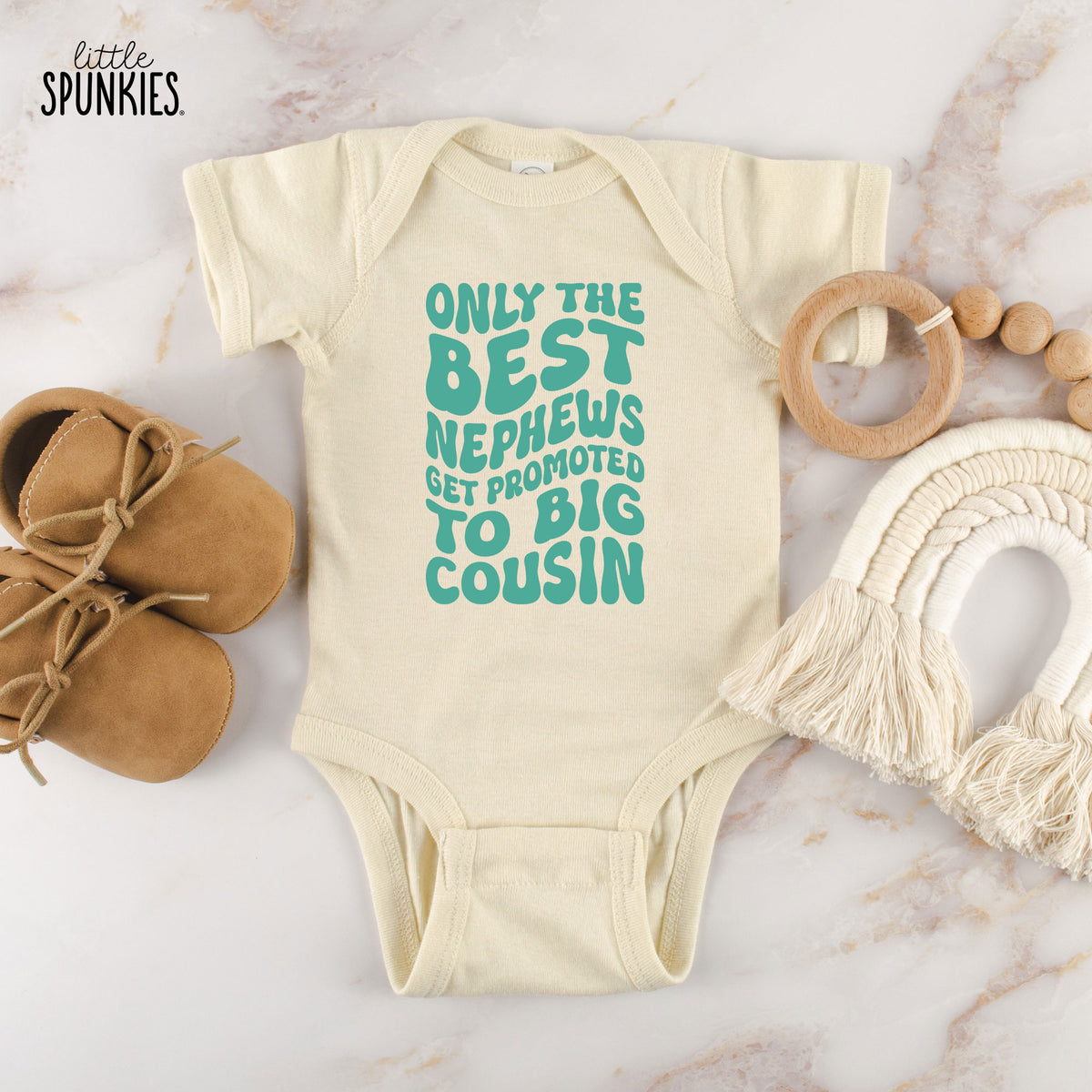 Only the Best Nephews Get Promoted to Big Cousin Natural Onesies® Brand