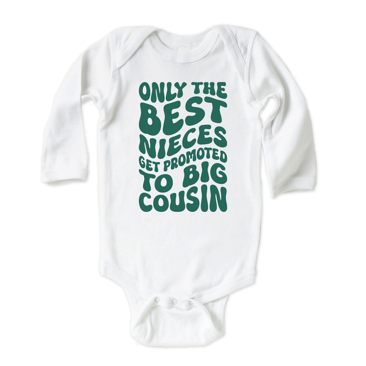 Only the Best Nieces Get Promoted to Big Cousin Onesies® Brand