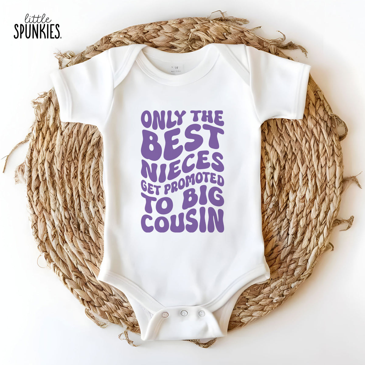 Only the Best Nieces Get Promoted to Big Cousin Onesies® Brand