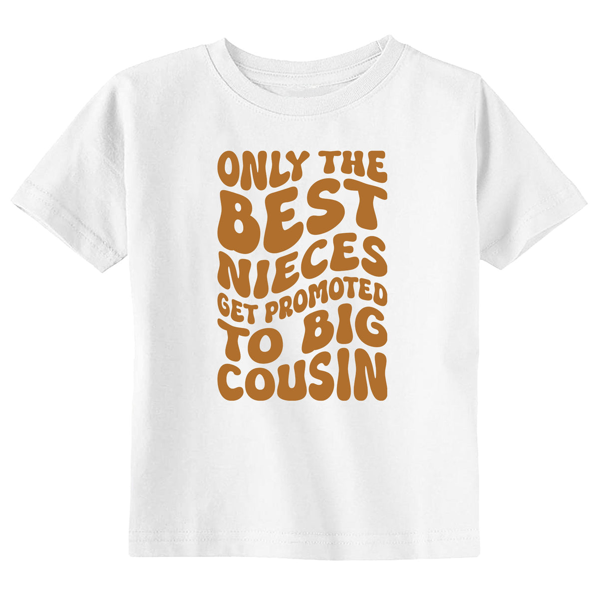 Only the Best Nieces Get Promoted to Big Cousin T-Shirt