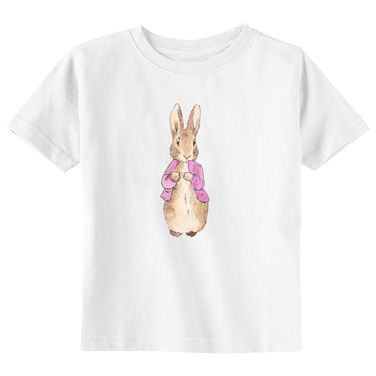 Pink Rabbit with Name T-Shirt