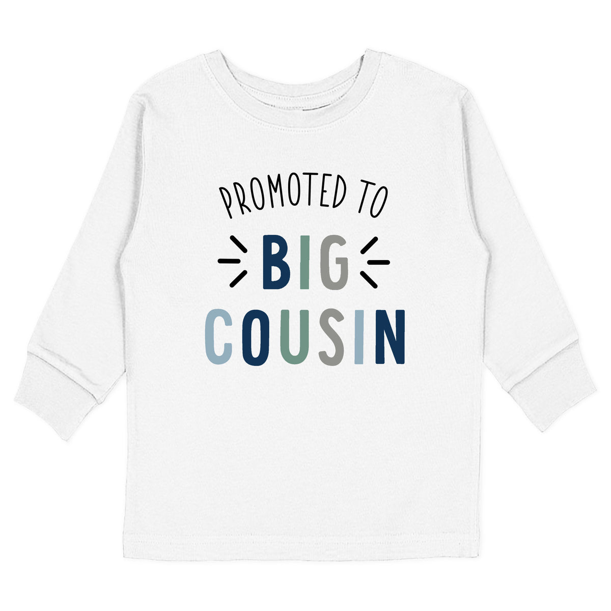 Promoted to Big Cousin BOY with Date T-Shirt