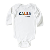 Retro Boy First and Middle Name Onesies® Brand