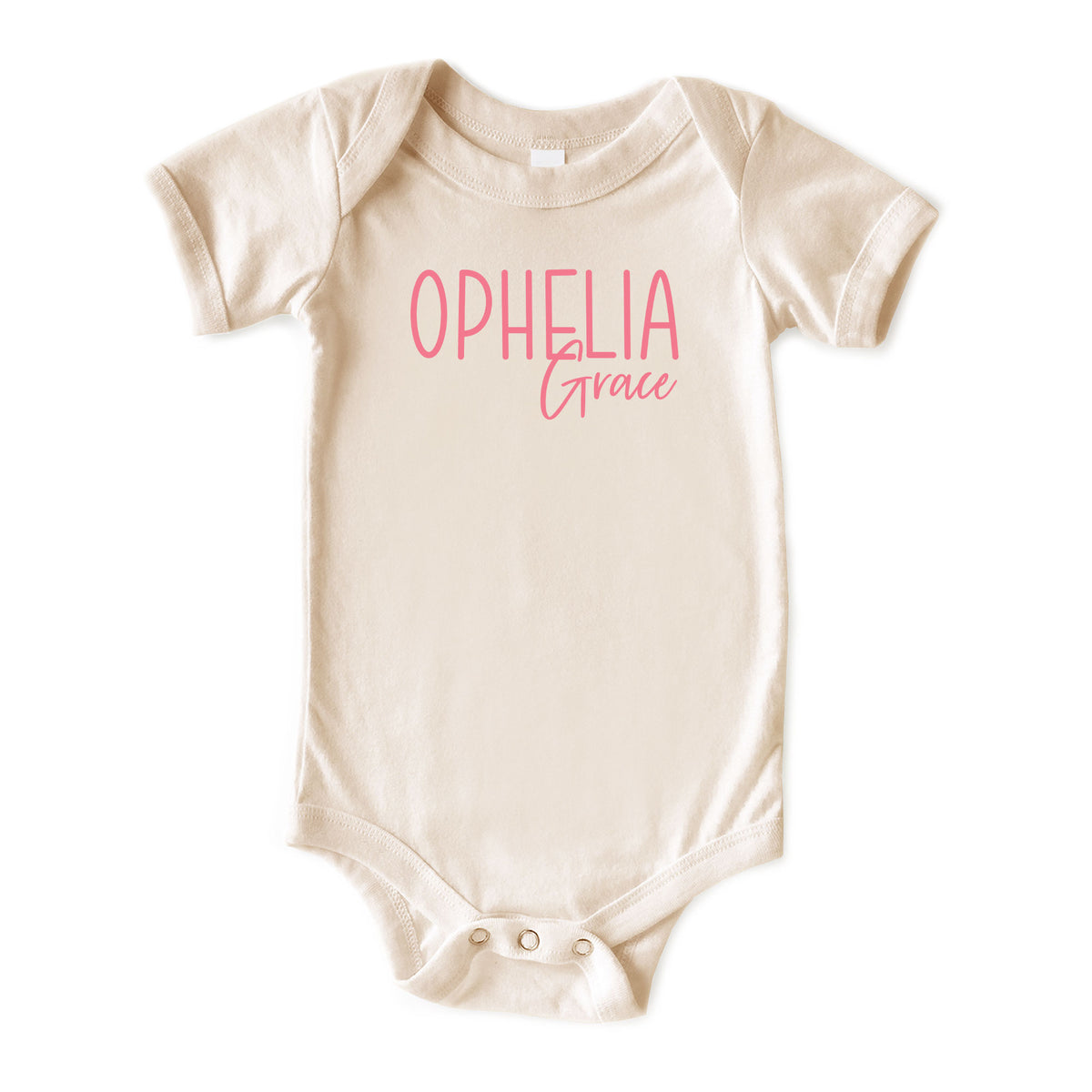 Simple First & Middle Name Natural Onesies® Brand