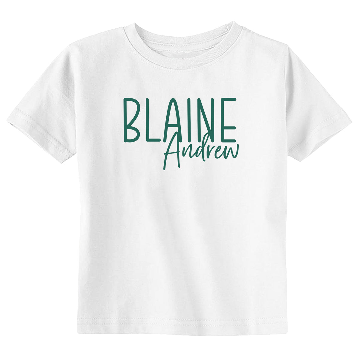 Simple First & Middle Name T-Shirt