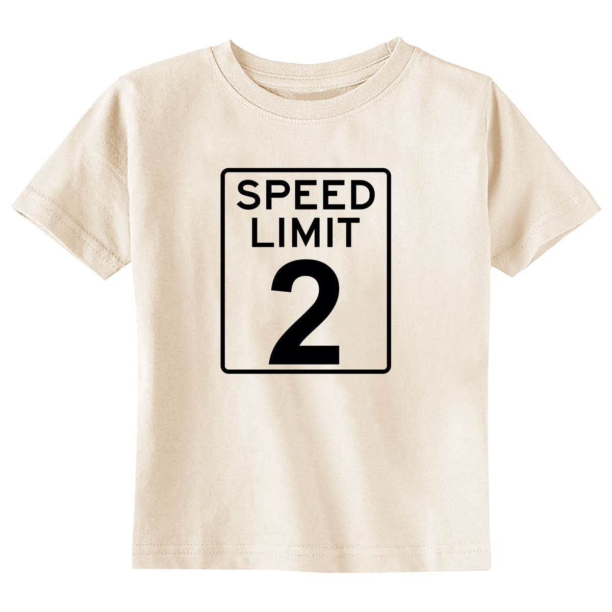 Speed Limit 2 Natural T-Shirt