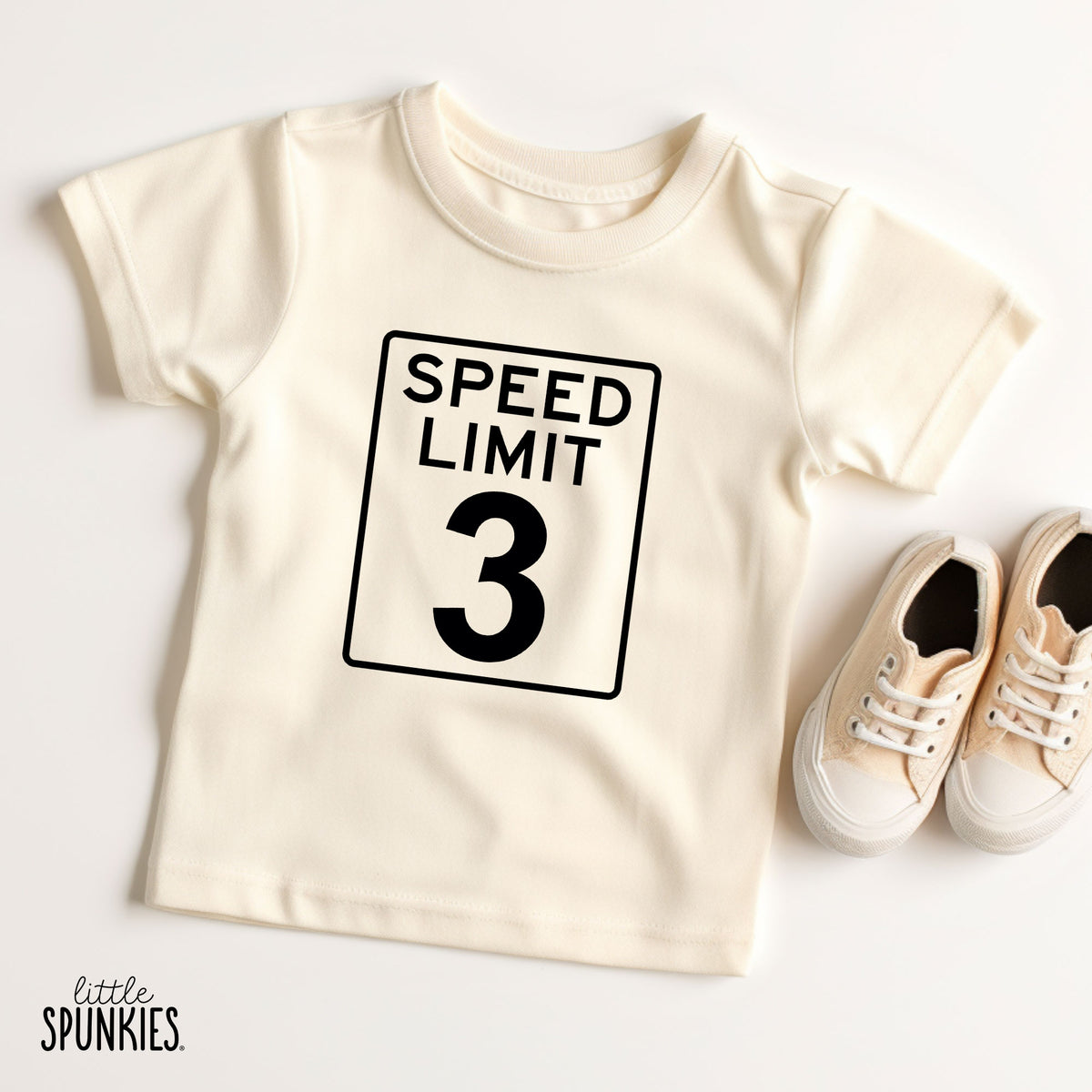 Speed Limit 3 Natural T-Shirt