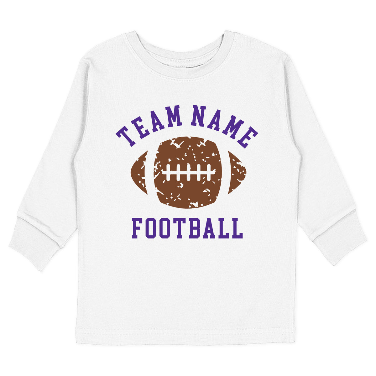 Team Name with Football T-Shirt