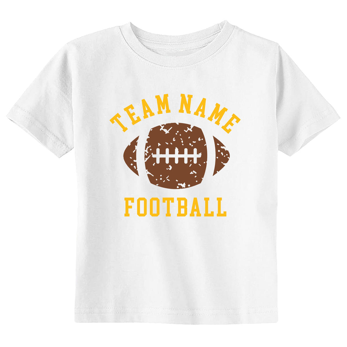 Team Name with Football T-Shirt