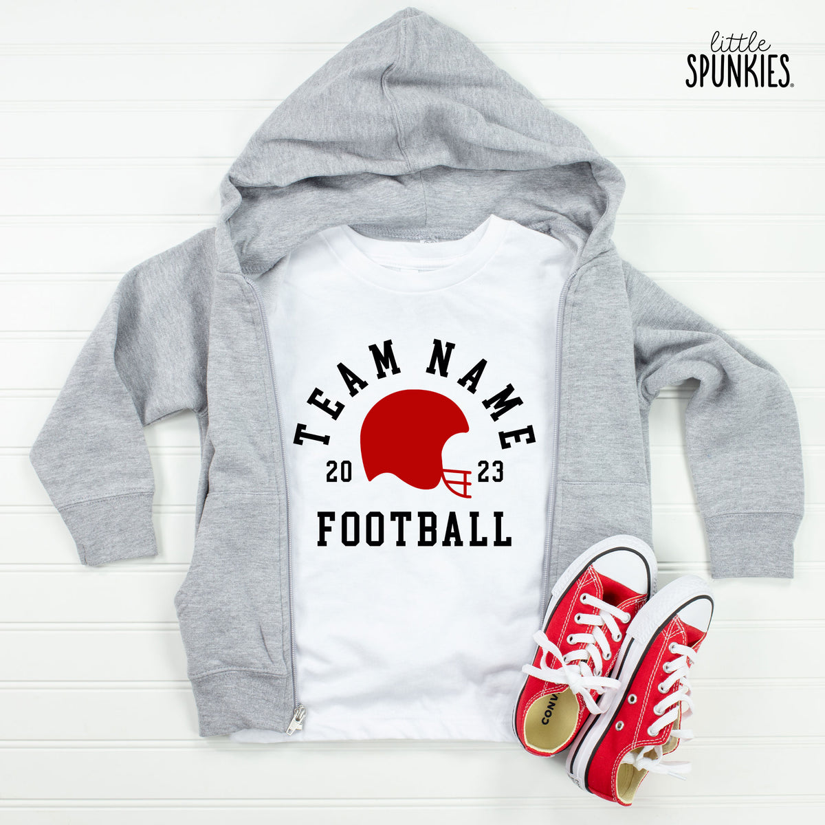 Team Name with Football Helmet T-Shirt