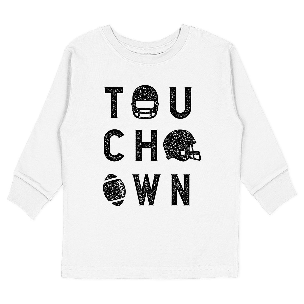 Touchdown with Helmet & Football T-Shirt