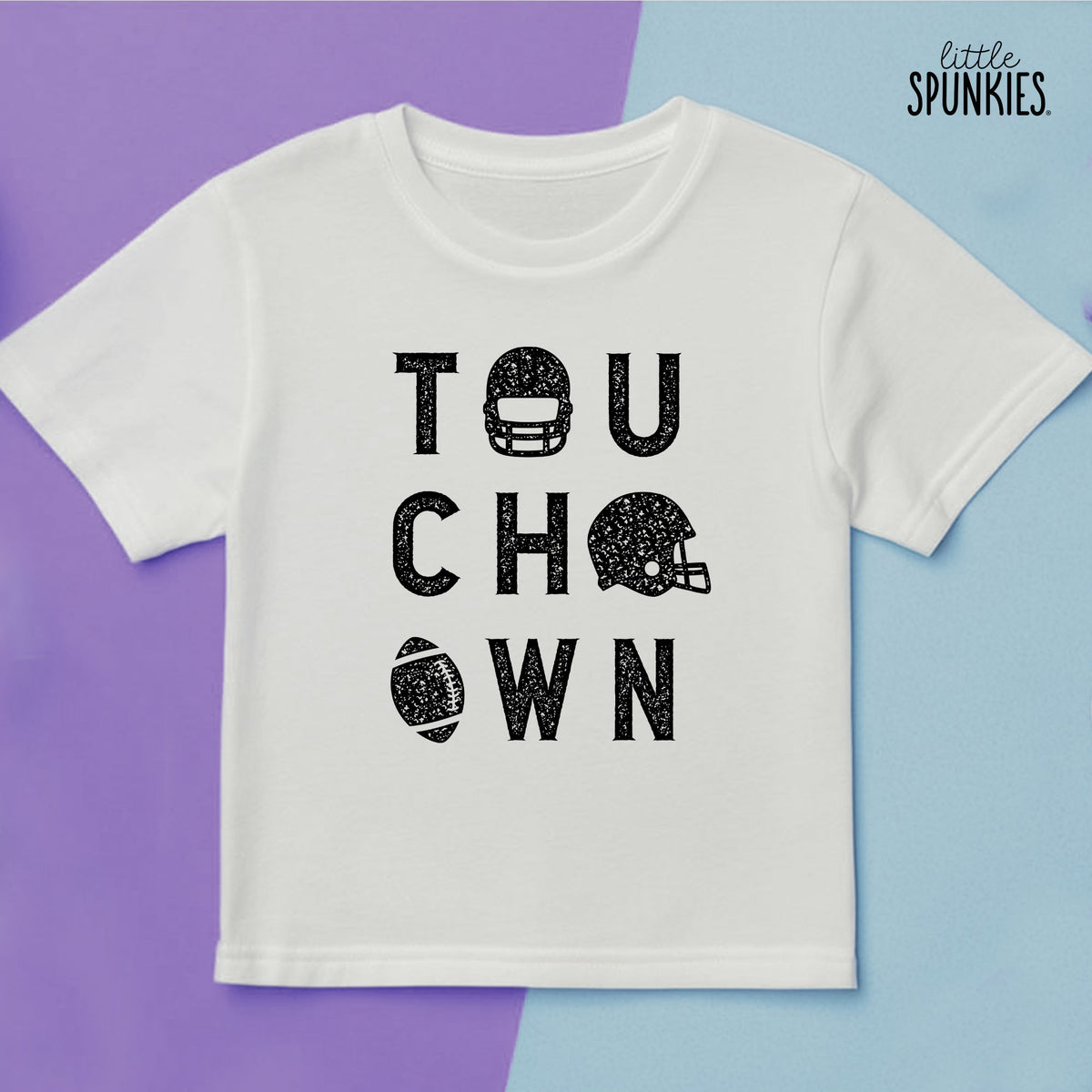 Touchdown with Helmet & Football T-Shirt