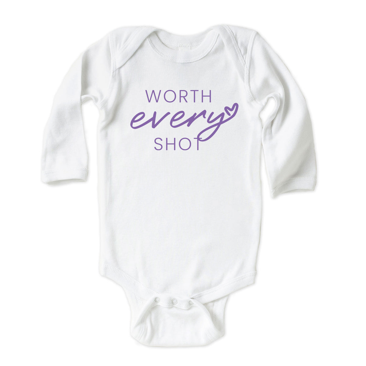 Worth Every Shot Onesies® Brand