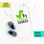 Big Brother Saurus Boy Green Dinosaur Onesie