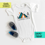 Camping Crew Baby Summer Onesie