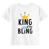 King of the Bling Boy Toddler Youth Wedding T-Shirt