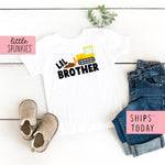 Lil Brother Bulldozer Toddler & Youth Boy T-Shirt