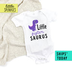 Little Sister Saurus Cute Girl Toddler Onesie