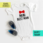 Mini Best Man Cute Wedding Baby Onesie